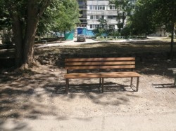 Новые лавочки в 