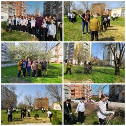 Округ 16: Проведён очередной субботник по уборке городской свободной территории
