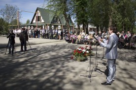 Петр Горчанюк принял участие в возложении цветов к мемориалам Великой Отечественной войны