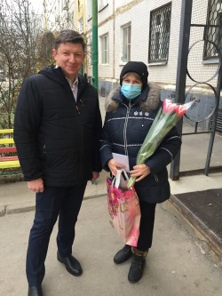 Округ 18. Юбилей у ветерана