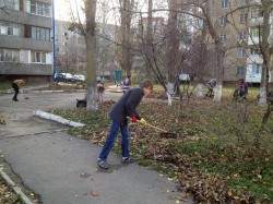 Народный субботник в микрорайоне №15