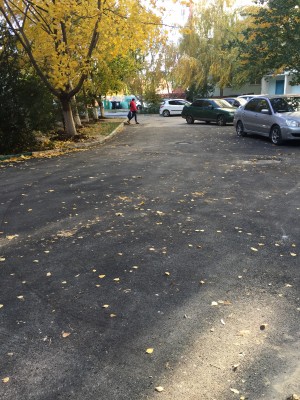 Округ 18. Работы по асфальтированию завершены.