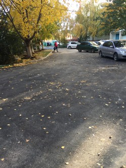 Округ 18. Работы по асфальтированию завершены.