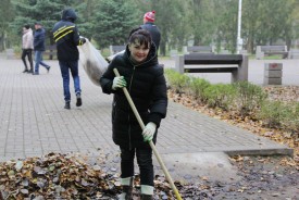 В Волгодонске состоялся традиционный осенний субботник