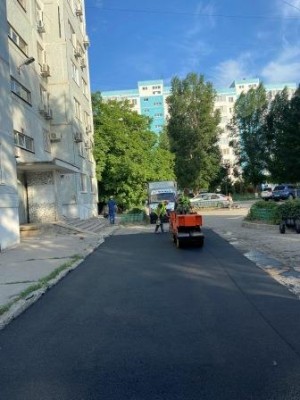 округ 18. Дорожные работы на придомовых территориях выполнены