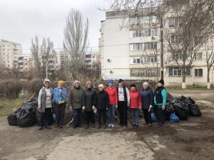 Округ 22.Общий субботник в микрорайоне 22