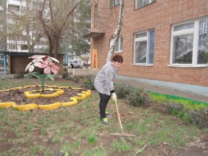 Субботник в д/с "Чебурашка"