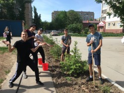 Благоустройство в 8 округе продолжается