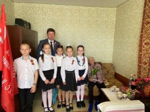 Округ 18. Поздравление ветеранов