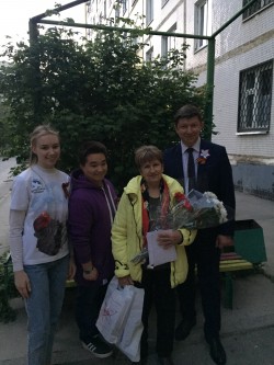 Округ 18. Поздравление ветерана