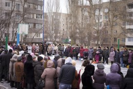 В праздник Крещения в семи микрорайонах города прошли церемонии водосвятия