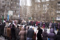 В праздник Крещения в семи микрорайонах города прошли церемонии водосвятия