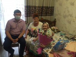 Округ 18. Юбилей у труженика тыла.
