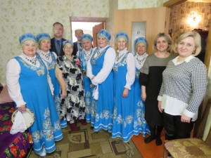 Фронтовую медсестру Ольгу Шелкову поздравили с «женским днем» в округе № 3
