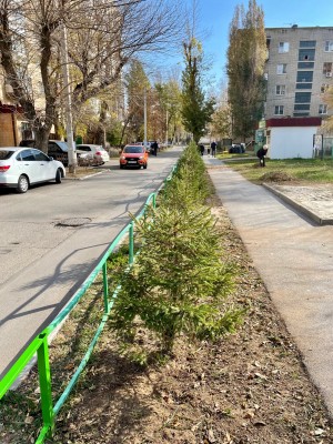 В 8 округе начались осенние работы по благоустройству территории 