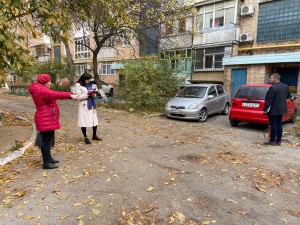 В 8 округе состоялся обход и замер поврежденных  внутриквартальных проездов
