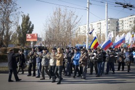 Чуть менее пяти тысяч волгодонцев прошли маршем по улицам в День народного единства