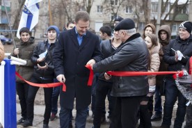В микрорайоне №5 состоялось открытие спортивной площадки нового поколения