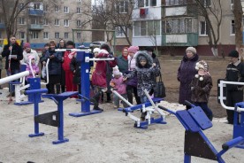 В микрорайоне №5 состоялось открытие спортивной площадки нового поколения
