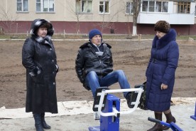 В микрорайоне №5 состоялось открытие спортивной площадки нового поколения