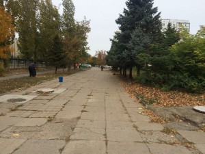 Субботник в сквере 