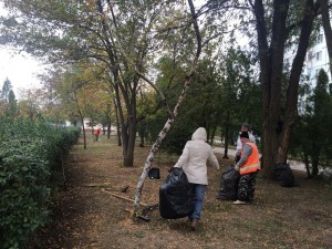 Субботник в сквере 