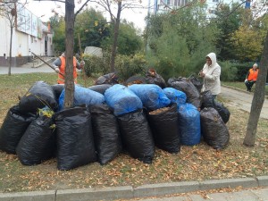 Субботник в сквере 