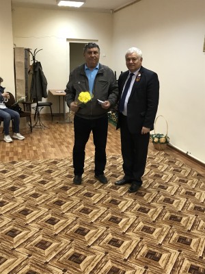 Депутат Пётр Петрович Горчанюк вручил памятные медали «35 лет ликвидации аварии на Чернобыльской АЭС»