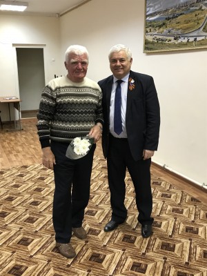 Депутат Пётр Петрович Горчанюк вручил памятные медали «35 лет ликвидации аварии на Чернобыльской АЭС»