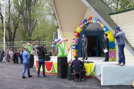 В праздник Первомая горожанам показали обновленный парк Победы