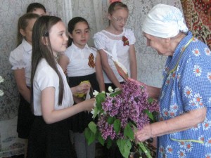 Десант к ветеранам Великой Отечественной войны