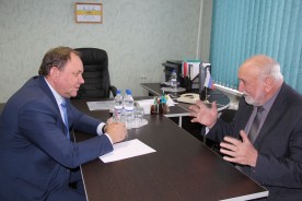 Виктор Дерябкин с рабочим визитом посетил Волгодонск