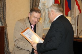 Петр Горчанюк поблагодарил руководителей городских предприятий, оказавших поддержку проекту «Счастье  быть вместе»
