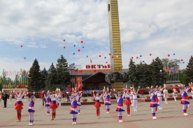 В Волгодонске прошёл парад, посвящённый 71 годовщине Победы в Великой Отечественной войне