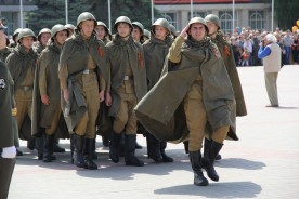В Волгодонске прошёл парад, посвящённый 71 годовщине Победы в Великой Отечественной войне