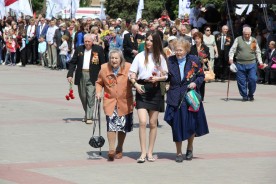 В Волгодонске прошёл парад, посвящённый 71 годовщине Победы в Великой Отечественной войне