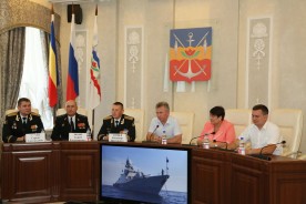 Председатель Волгодонской Думы – глава города встретилась с моряками корабля «Волгодонск»