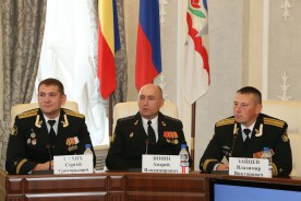 Председатель Волгодонской Думы – глава города встретилась с моряками корабля «Волгодонск»