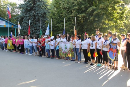 Людмила Ткаченко приняла участие в открытии Спартакиады-2018 среди работников образования