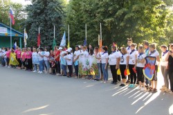Людмила Ткаченко приняла участие в открытии Спартакиады-2018 среди работников образования