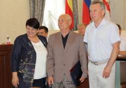 Председатель Волгодонской Думы-глава города поздравила с юбилеем почетного гражданина Волгодонска Андрея Ковалевского
