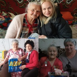 Патриотическая акция «Мы помним, мы гордимся», поздравление тружеников тыла