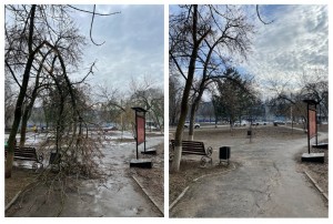 В 8 округе прошел субботник в сквере 