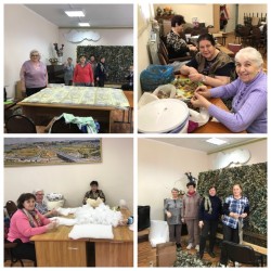 Округ №15. Волонтёры группы «Ангелы добра» ежедневным трудом оказывают помощь в зону СВО.