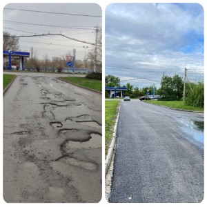 Ремонт дорог в 8 округе