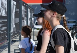 В Волгодонске открылась выставка под открытым небом, посвященная 120-летию со дня рождения Игоря Курчатова