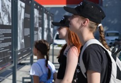 В Волгодонске открылась выставка под открытым небом, посвященная 120-летию со дня рождения Игоря Курчатова