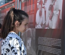 В Волгодонске открылась выставка под открытым небом, посвященная 120-летию со дня рождения Игоря Курчатова
