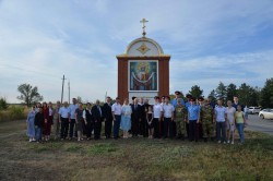 В Волгодонске восстановили поклонный киот на въезде в город