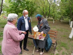  24 округ.  Поздравление  Ветеранов  с  75 годовщиной Великой Победы  